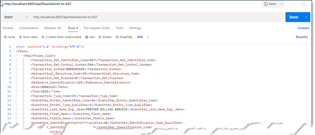 Copy and past the Content-Type path
